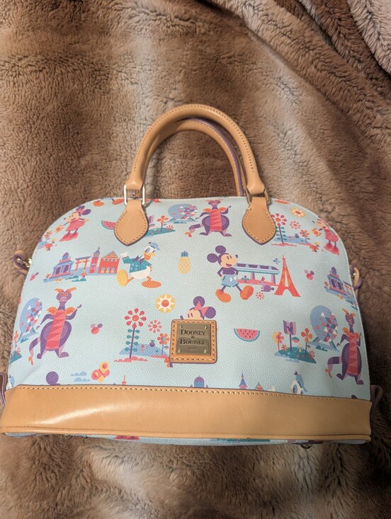 Dooney & Bourke Handbags - Disney Dooney And Bourke Flower And Garden Festival Zip Zip Satchel